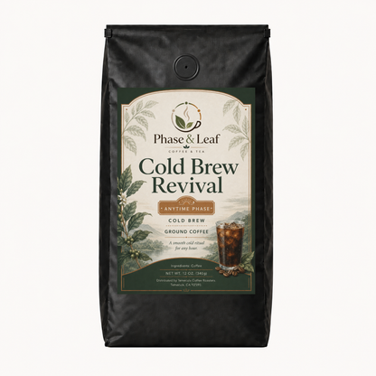 Cold Brew Revival 12 oz exact-label package mock-up
